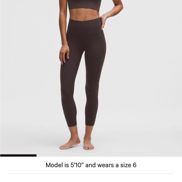 lululemon athletica Brown Leggings - worn once - size 4 - Picture 1 of 3